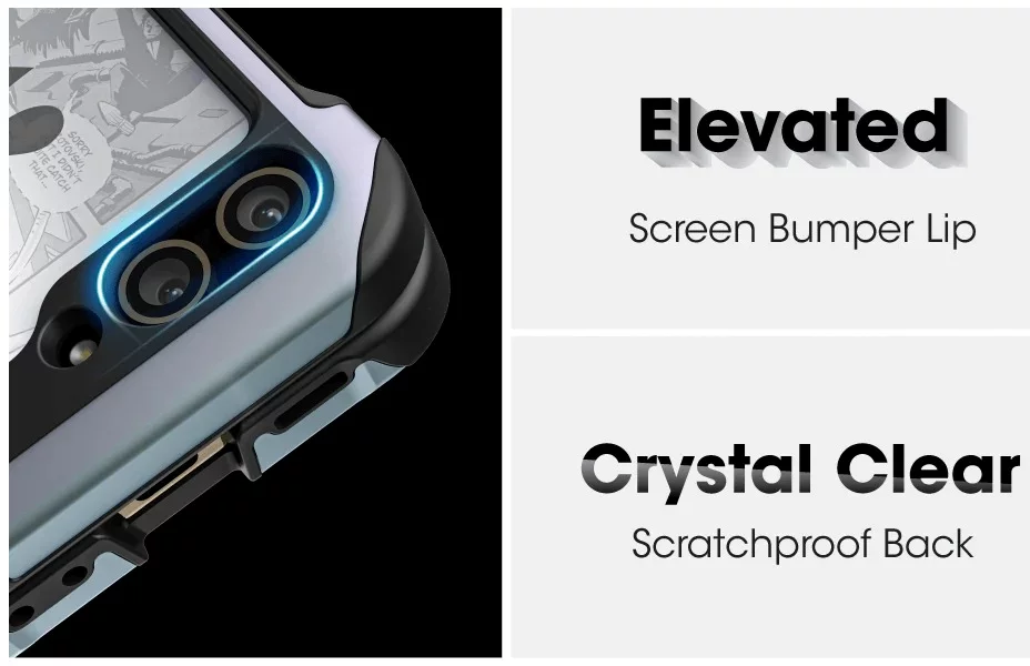 Ghostek ATOMIC slim Samsung Galaxy Z Flip5 Case Black