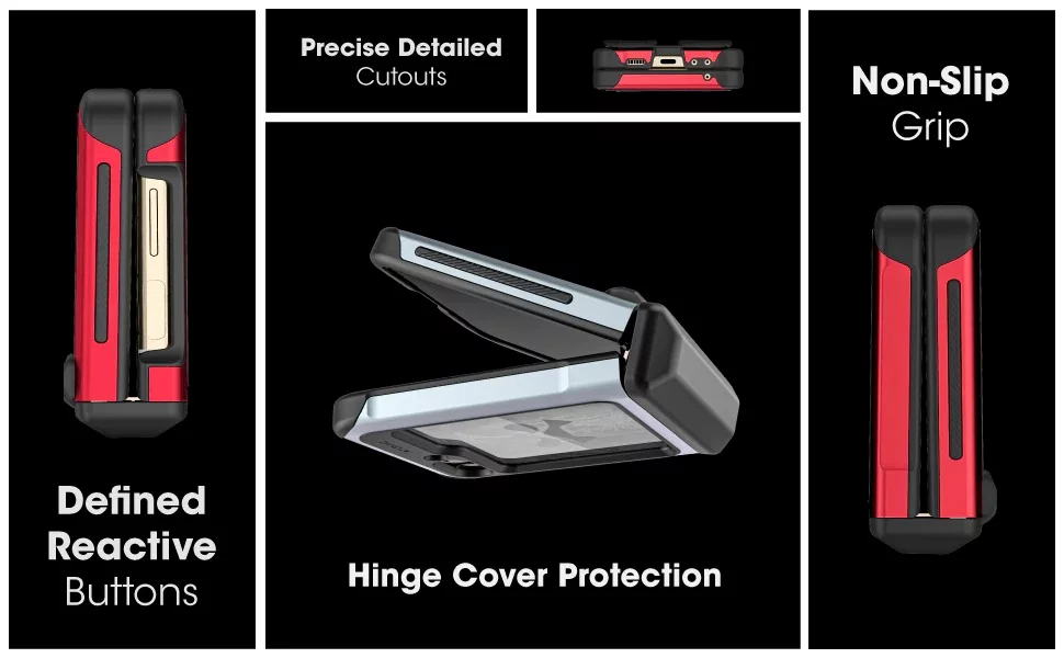 Ghostek ATOMIC slim Samsung Galaxy Z Flip5 Case Black