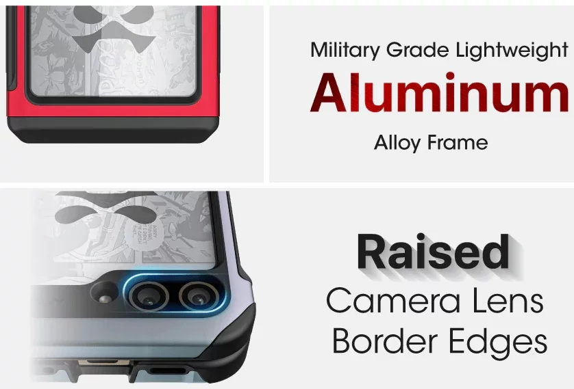 Ghostek ATOMIC slim Samsung Galaxy Z Flip5 Case Red