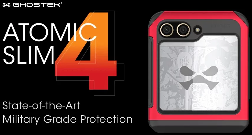 Ghostek ATOMIC slim Samsung Galaxy Z Flip5 Case Red