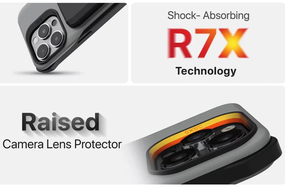 Ghostek Exec Apple iPhone 15 Pro Max Wallet Case Black