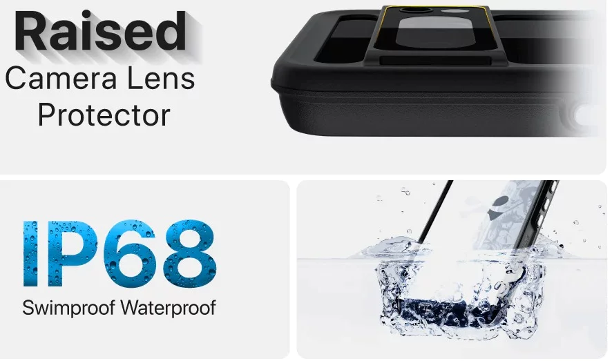 Ghostek Nautical Slim Google Pixel 8 Waterproof Case Clear