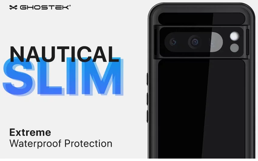 Ghostek Nautical Slim Google Pixel 8 Pro Waterproof Case Clear