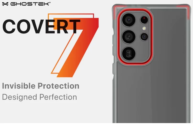 Ghostek Covert7 Smoke Ultra-Thin Clear Case for Samsung Galaxy S24 Plus