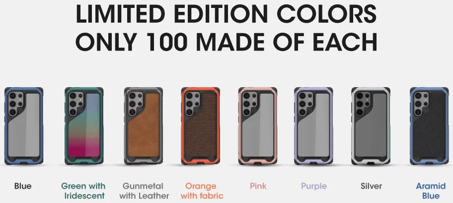 Ghostek Atomic Slim 4 Prismatic Aluminum Case for Samsung Galaxy S24