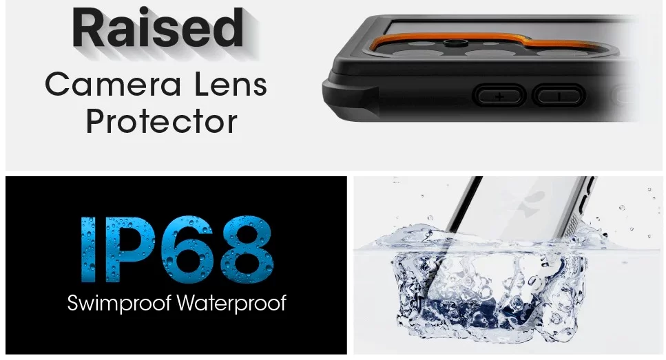 Ghostek Nautical 4 Clear Extreme Waterproof Case with Holster for Galaxy S24