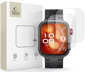 TECH-PROTECT GLASS FIT+ 2-KOS HUAWEI WATCH FIT 4 PRO prozorno kaljeno steklo (5906302368518)  
