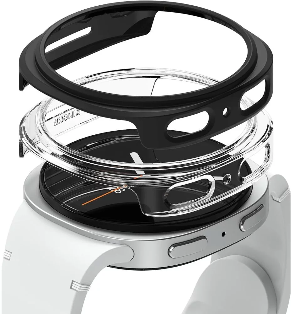 RINGKE SLIM 2-PACK GALAXY WATCH (40 MM) CLEAR MATTE BLACK