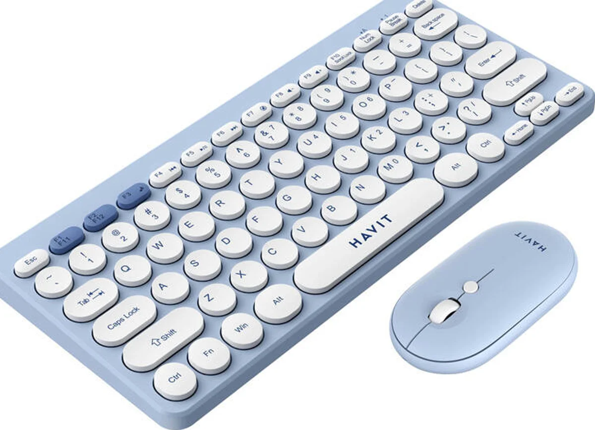 Havit KB279GCM wireless 2-in-1 gaming set keyboard + mouse (blue) (QWERTY)