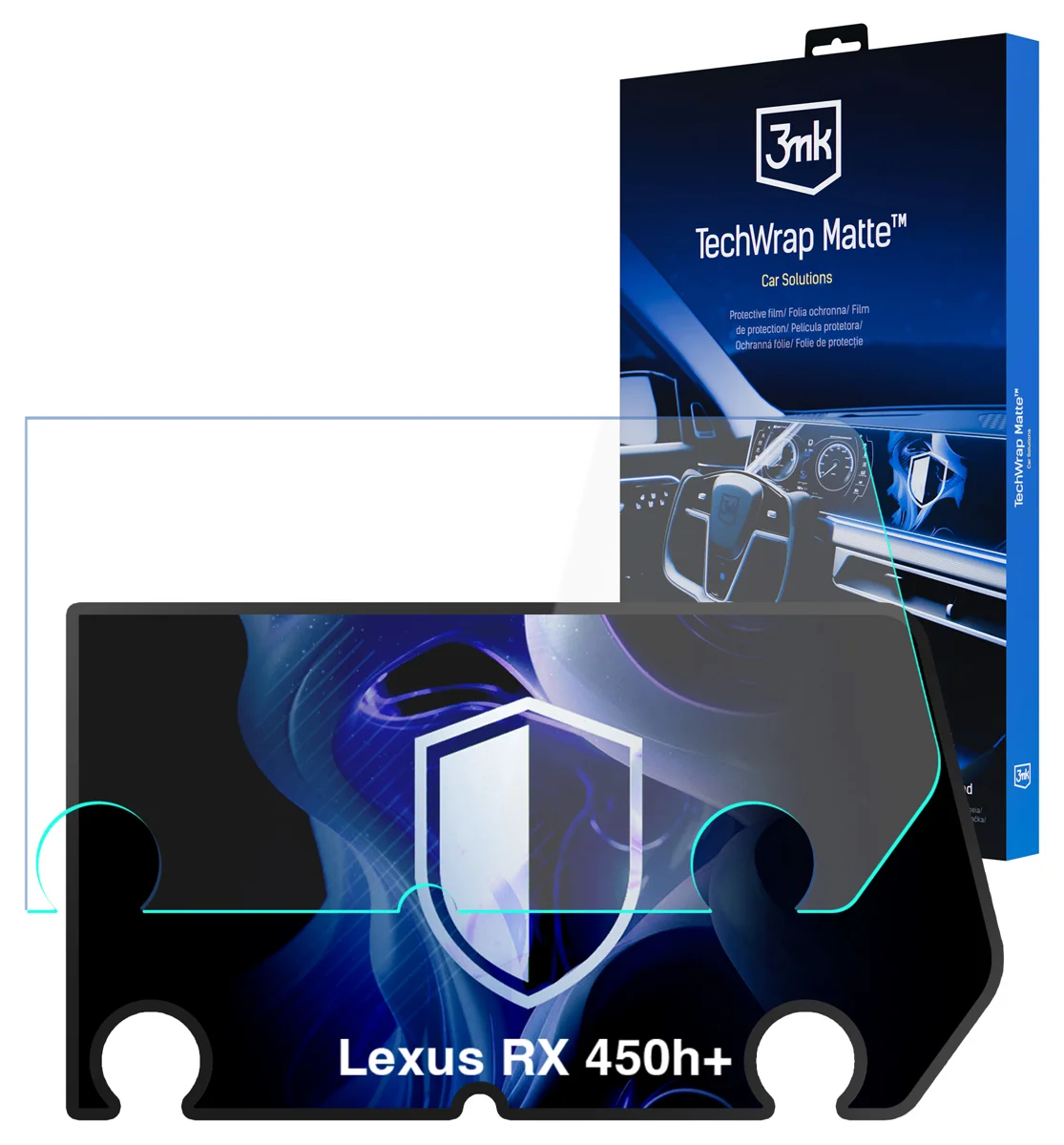 3mk TechWrap Matte Center Display Protective film for Lexus RX 450h ...