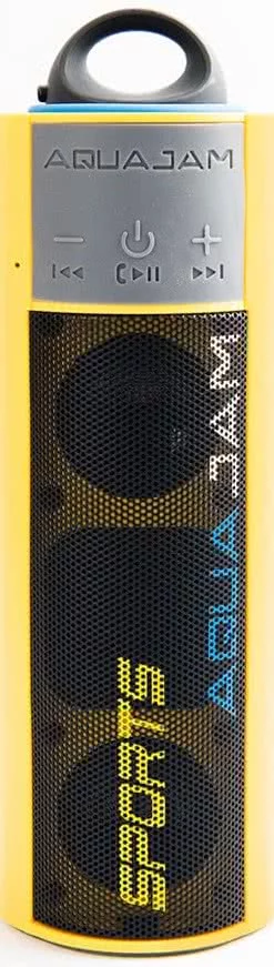 Levně Reproduktor Aquajam AJ2 Waterproof IPX7 Speaker, Yellow/Grey/Blue