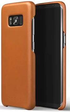 MUJJO Lederhülle für Galaxy S8 Plus - Saddle Tan (MUJJO-CS-064-ST)  