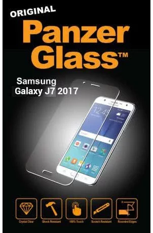 E-shop Ochranné sklo PanzerGlass pre Samsung Galaxy J7 2017, 0.40 mm (7128) - Clear
