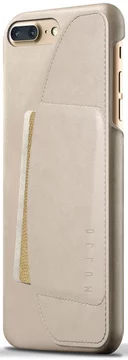 MUJJO Leather Wallet Case for iPhone 8 Plus / 7 Plus - Champagne (MUJJO-CS-027-CH) 