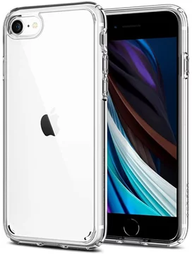 SPIGEN - iPhone 8/7/SE 2020 Case Ultra Hybrid 2 Crystal Clear (042CS20927)