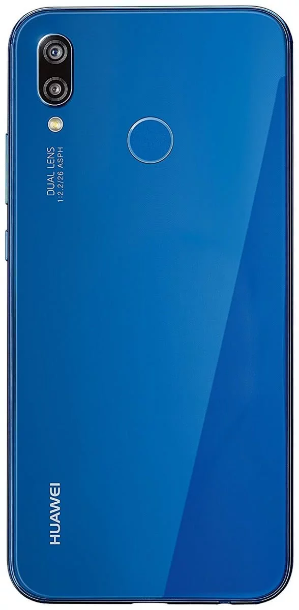  Huawei P20 Lite 64GB Klein Blue, Dual Sim, 5.84” inch, 4GB Ram,  (GSM Only, No CDMA) Unlocked International Model, No Warranty : Cell Phones  & Accessories
