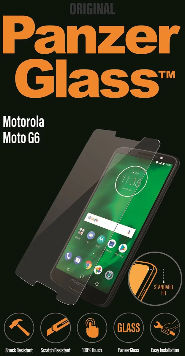 Levně Ochranné sklo PanzerGlass Premium pre Motorola Moto G6, 0.40 mm (6514)