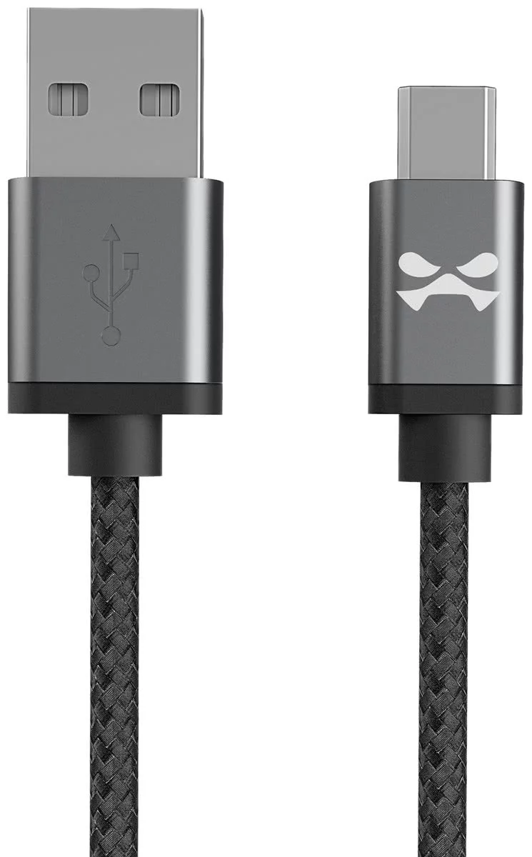 Levně Kabel Ghostek - NRGline Micro USB 3m , Black/Graphite (GHOCBL036)