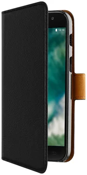 XQISIT - Slim Wallet Selection Case Samsung Galaxy A3 (2017), Black