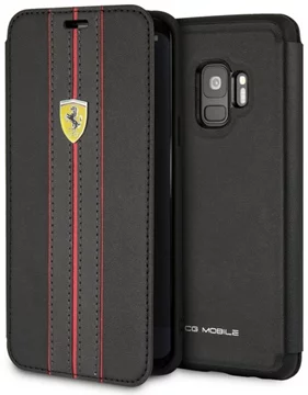 Ferrari Urban Booklet Kartenetui Samsung Galaxy S9 schwarz  