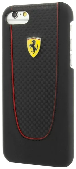 Levně Kryt Ferrari - Apple iPhone 8/7/SE 2020 Case Pit Stop - Black