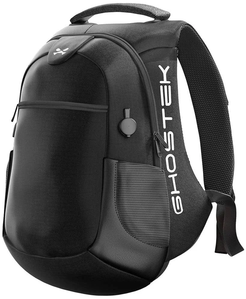 Ghostek NRGbag 2 15.6 Laptop Tech Backpack Black GHOBG014