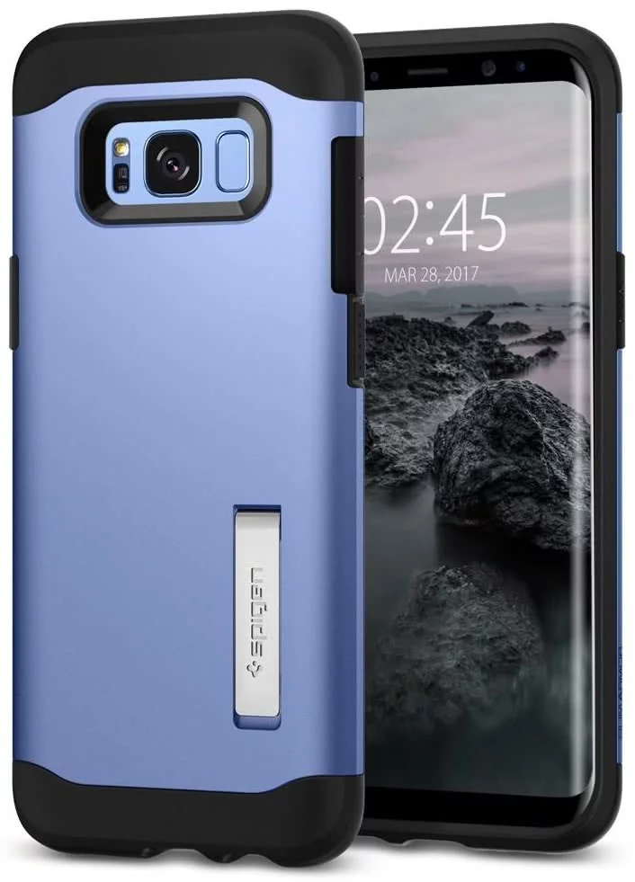 Case SPIGEN Samsung Galaxy S8 Case Slim Armor Blue Coral