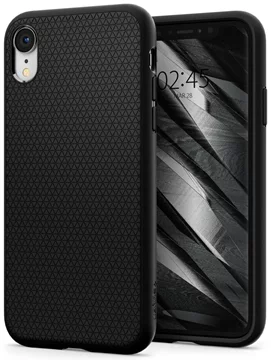 SPIGEN - iPhone XR Carcasă Liquid Air, Negru (064CS24872)