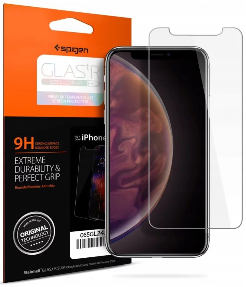 Levně Ochranné sklo SPIGEN - iPhone 11/xs/x Pro Screen Protector GLAS.tR Slim, Clear (063GL24514)