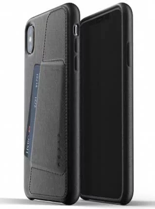 E-shop Kryt MUJJO Full Leather Wallet Case for iPhone Xs Max - Black (MUJJO-CS-102-BK)