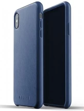 E-shop Kryt MUJJO Full Leather Case for iPhone Xs Max - Monaco Blue (MUJJO-CS-103-BL)