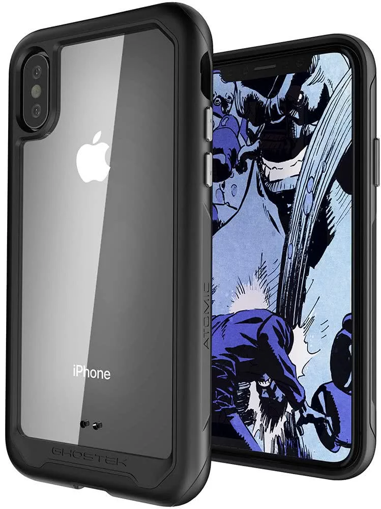 Huse Ghostek - Carcasă Apple iPhone XS/X Atomic Slim Seria 2, neagră (GHOCAS1030)