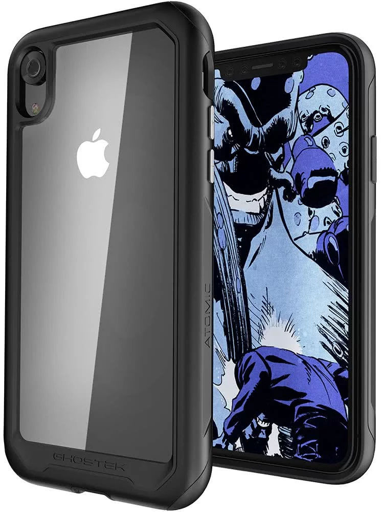 Huse Ghostek - Carcasă Apple iPhone XR Atomic Slim Seria 2, neagră (GHOCAS1034)