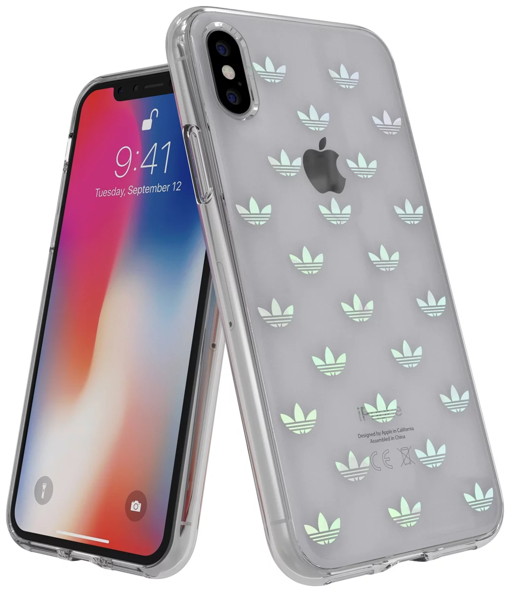 Levně Kryt ADIDAS - Snap Case ENTRY FW18 for iPhone X/Xs colourful (31621)