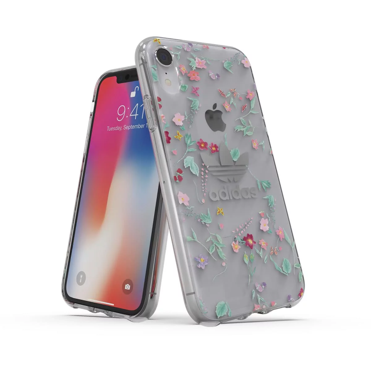Levně Kryt ADIDAS - Clear Case AOP FW18 for iPhone XR colourful (32830)