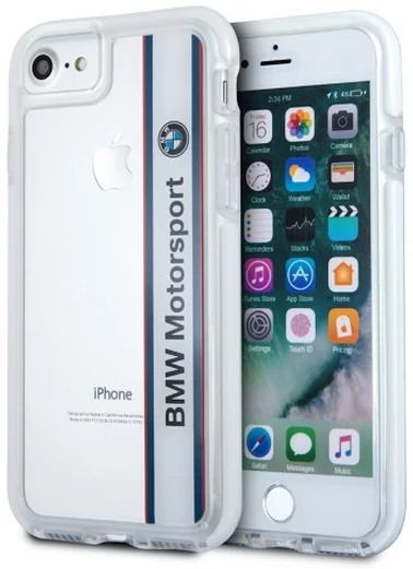 E-shop Kryt BMW - Apple iPhone 7/8 SHOCKPROOF Hardcase - Transparent (BMHCP7SPVWH)