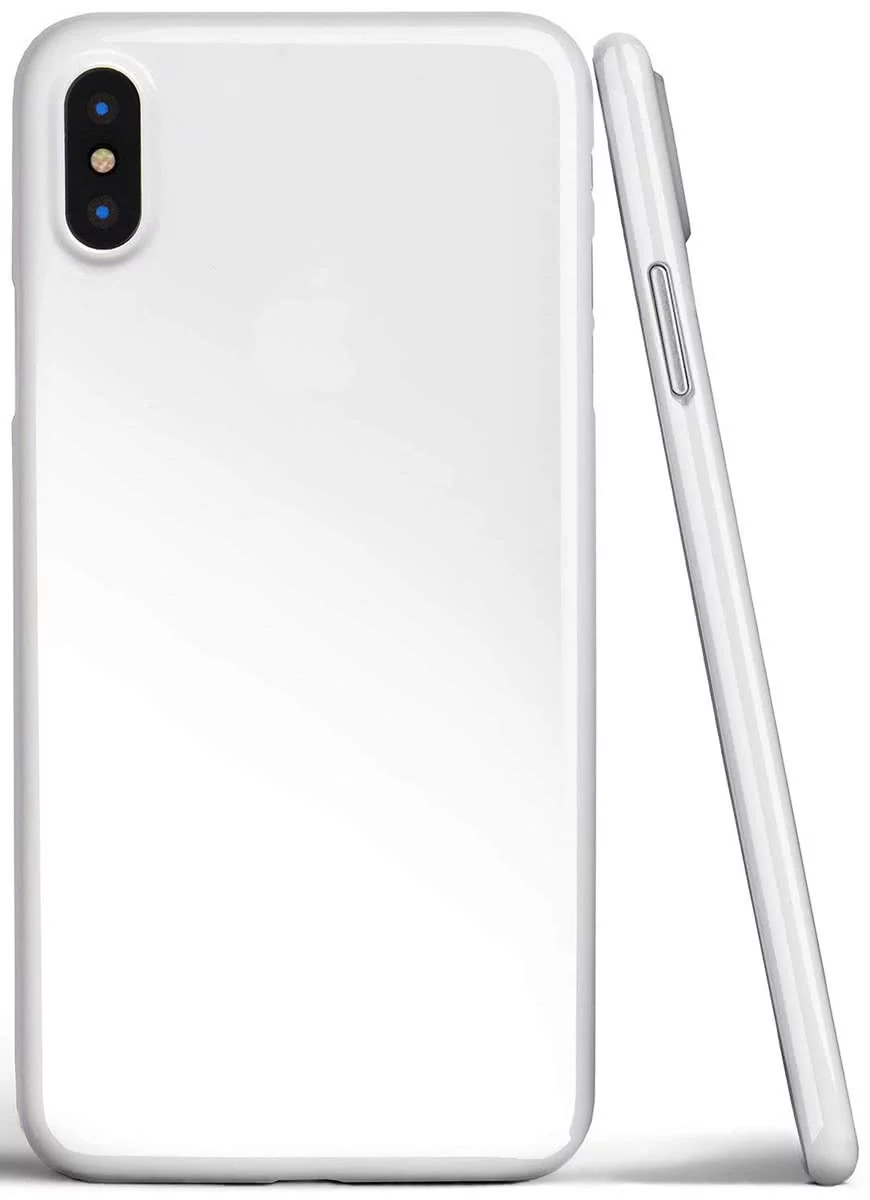 Tok SHIELD Thin Apple iPhone XS Max Case, Solid White