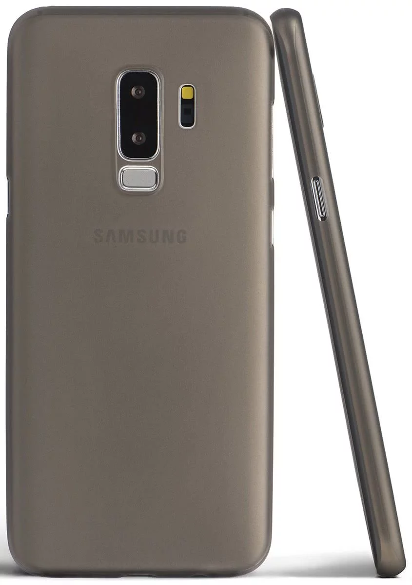 Tok SHIELD Thin Samsung Galaxy S9 Plus Case, Clear Black