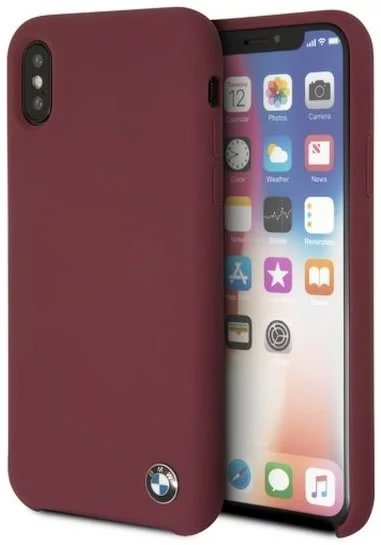Huse BMW - Apple iPhone X/XS Silicone Hardcase - Red (BMHCPXSILRE)