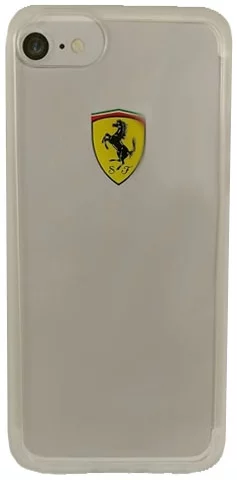 Levně Kryt Ferrari - Hard Case Apple iPhone 7 - Transparent (FEHCRFP7TR1)