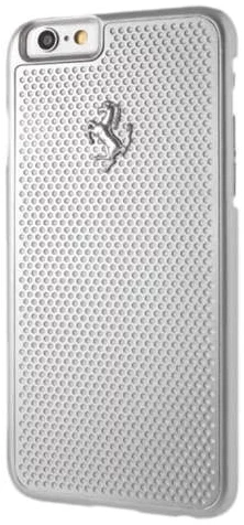 Levně Kryt Ferrari - Perforated Aluminium Hard Case Apple iPhone 6/6s- Silver (FEPEHCP6SI)