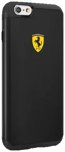 Levně Kryt Ferrari - Shockproof Hard Case Apple iPhone 6/6s - Black (FESPHCP6BK )