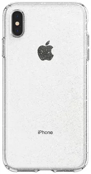 SPIGEN - iPhone XS Max Case Liquid Crystal Glitter, Rose Quartz (065CS25124)