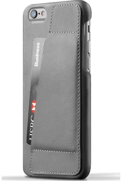 MUJJO Leather Wallet Case 80° for iPhone 6(s) Plus - Gray (MUJJO-SL-084-GY) 