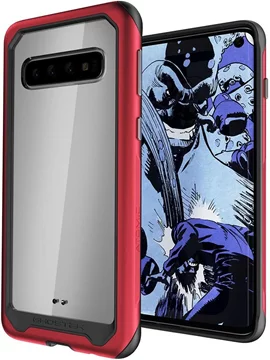Ghostek - Samsung Galaxy S10 Case Atomic Slim 2 Series, Red (GHOCAS2057)