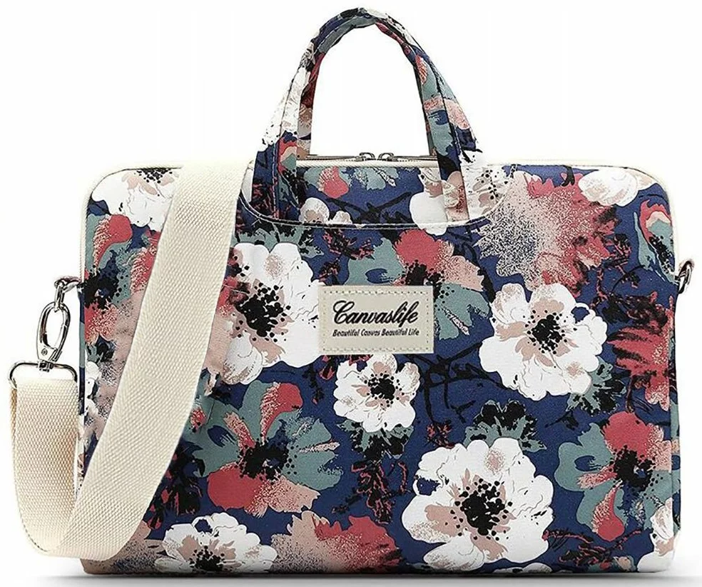 Levně Canvaslife - briefcase macbook pro 15 blue camellia