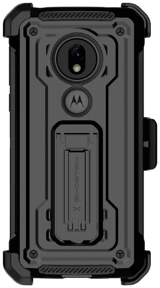 Levně Kryt Ghostek - Motorola Moto G7 Play Case Iron Armor Series 2, Black (GHOCAS2197)