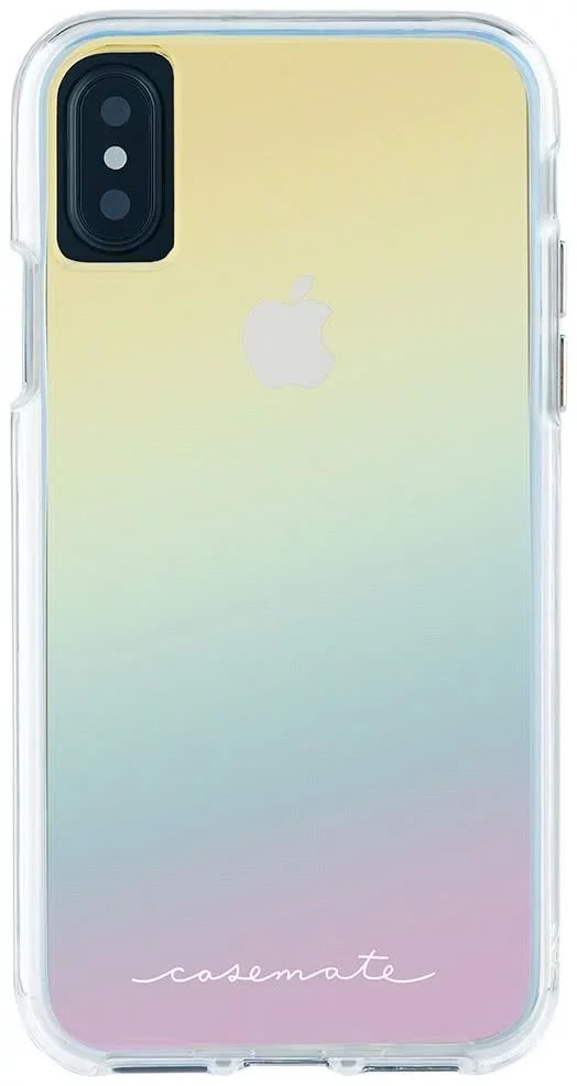 Levně Kryt Case-Mate Naked Tough iPhone XS Max Iridescent(CM038108)