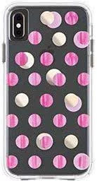 Levně Kryt Case-Mate Wallpapers iPhone XS/X Pink Dot(CM038114)