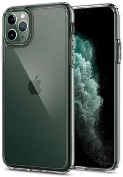 SPIGEN - iPhone 11 Pro Max Case Ultra Hybrid, Crystal Clear (075CS27135)